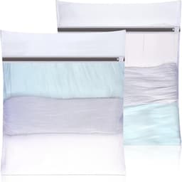 Waszakken voor Wasmachine 50 x 60 cm - Set van 2 - Ideaal voor Shirts, Truien, Jassen - Met Ritssluiting - Wasnet voor Kleding en Babykleding — thumbnail 1