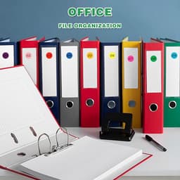 Allecto Plus - Gekleurde Stipstickers 1120 Stuks - Codeerlabels in 16 Kleuren - Zelfklevende Stippen voor Kantoor en Klaslokaal - Ø 75 cm - Voor Kinderen aangepast. — thumbnail 3