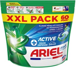 Ariel 4in1 Wasmiddel Pods Actieve Geurbestrijding - 2 x 60 stuks - Voordeelverpakking — thumbnail 4