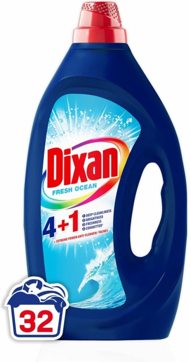 Dixan - Vloeibaar wasmiddel - Fresh Ocean - 32 wasbeurten - 1 stuk — afbeelding 1