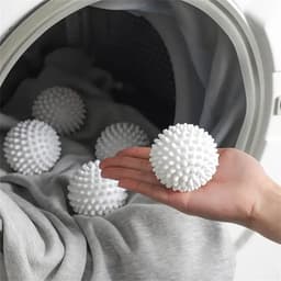 6x Droogballen voor Wasdroger – PVC Wasdroger Ballen Herbruikbaar – Verkort Droogtijd, Maakt Kleding Zachter, Vermindert Kreukels & Statische Lading – Voor Alle Textiel — thumbnail 5