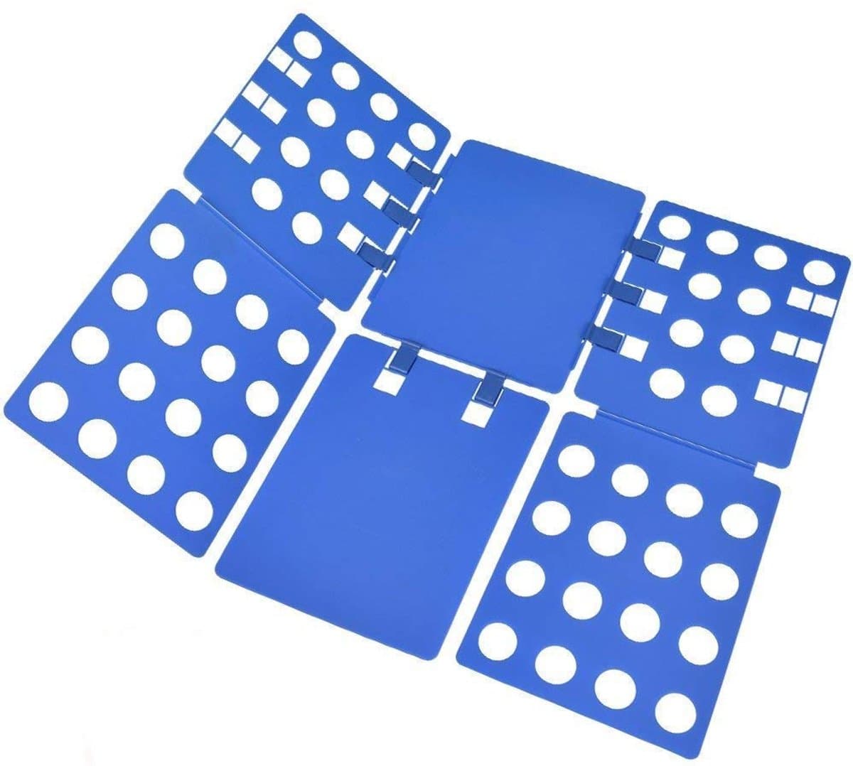 Opvouwbaar T-shirt wasbord, 3 T-shirt vouwborden (blauw, 3 borden) — afbeelding 1