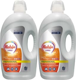 Robijn Professional Vloeibaar Wasmiddel Klein & Krachtig Gekleurde Was 160 Wasbeurten Pro Formula - 2 x 4,32 liter - Voordeelverpakking — thumbnail 2