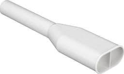 Whirlpool - Dubbele afvoer trechter splitter voor 2 apparaten - geschikt voor wasmachine, vaatwasser, droger - wit — thumbnail 2