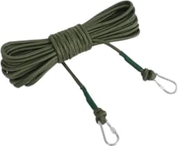Draagbare Waslijn - Droogkoord Reiswaslijn - Was Drogen Buiten - Verdikte Nylon Kern - 40 Meter - Groen — thumbnail 1