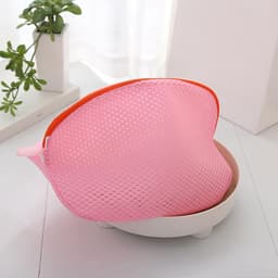 Wasmachine Schoenentas - Mesh Waszakken - Schoenen Wassen - Gladde Ritssluiting - Compact Formaat - Wit — thumbnail 4