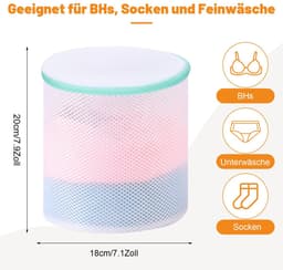 ZEYNOMAX- Waszak 3 Stuks - Beha-Waszak - Herbruikbaar Wasnet - 18 x 20 cm - Lichtgewicht - Sandwich-Mesh-Materiaal — thumbnail 3