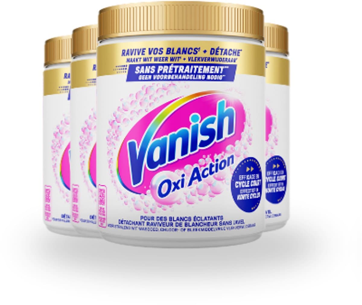 Vanish White Laundry Booster Powder 960g x4 — afbeelding 1