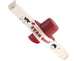 Herbruikbare Voedselzakclip - Zaksluiting Tuit - Voedsel Bewaren - Lekvrije Afdichting - 13.7cm Lengte - Wit