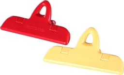 Nietjes Set - Zaksluiters Clips - Voedsel Vers Houden - Robuuste Kunststof - 11 cm - Grijs — thumbnail 4