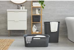 Rotho Brisen - Wasmand met Deksel - 50L - Antraciet — thumbnail 2
