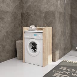 Wasmachine Ombouw - Opbouwmeubel - Kast Wasdroger - Meubel - wasruimte — thumbnail 3