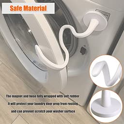 Magnetische wasmachine deurhouder - Universele deurprop voor de meeste wasmachines - Wit — thumbnail 4