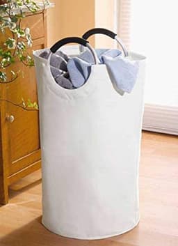 Dailygoods - Dailygoody - Wasmand - Wasverzameling - Slimme opslagoplossing - Beige - 69 Liter - Groot formaat - Geschikt voor volwassenen - 38 x 38 x 72 cm — thumbnail 2