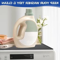 Waterdichte Siliconen Vloerbescherming Bak 60 x 60 cm voor Wasmachines, Droogkasten en Koelkasten, Lekbescherming en Onderhoudsgemak — thumbnail 2