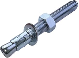 Boutankers - Ankerschroef spreidpluggen - Massief Materiaal Bevestigen - Directe Montage Zonder Barsten - M20 x 160 mm - Zilver — thumbnail 5