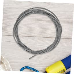 Roestvrijstalen Waslijn - Wasdraad Ophangtouw - Was Ophangen - Roestvrij 304 Staal - 5 Meter - Zilver — thumbnail 3