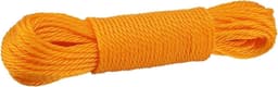 Waslijn Nylon - Droogrek Buiten - Kleding Drogen - Weerbestendig Materiaal - 20 Meter - Oranje — thumbnail 1