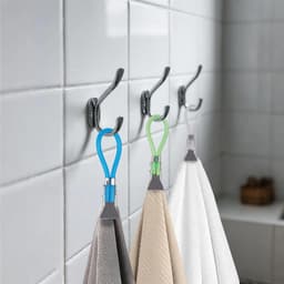 Dailygoods- Handdoekclips 25 Stuks - Handdoekhouder - Handdoekklemmen - Ophanghaakjes - Roestvrij Staal - Duurzaam Design - Handdoekhangers — thumbnail 2
