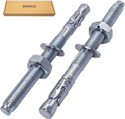 Wigankers M10 - Metalen pluggen boutanker - Metselwerk bevestiging - Beton uitbreidingsanker - 120 mm - Zilver — thumbnail 5