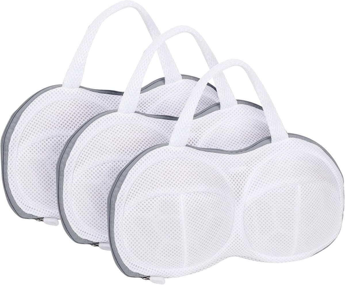 Bh Waszakken - 3 Stuks - Wasnetten met rits - Wasnetjes - Waszak groot - Washing Bag - Bh Wasnetje Voor Wasgoed - Anti-Vervorming - Waszakken - Wasnetje bh lingerie - Lingerie Waszakje - Wasnetten - Geschikt Voor A-C-cup — afbeelding 1