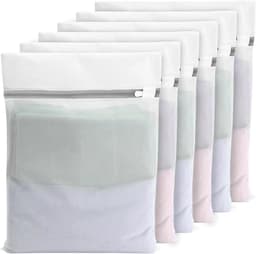Set van 6 Wasnetten voor de Wasmachine - 40x30cm Mesh Waszakken met Rits voor Delicate Wassen, Ideaal voor Truien, Hemden en Ondergoed — thumbnail 1