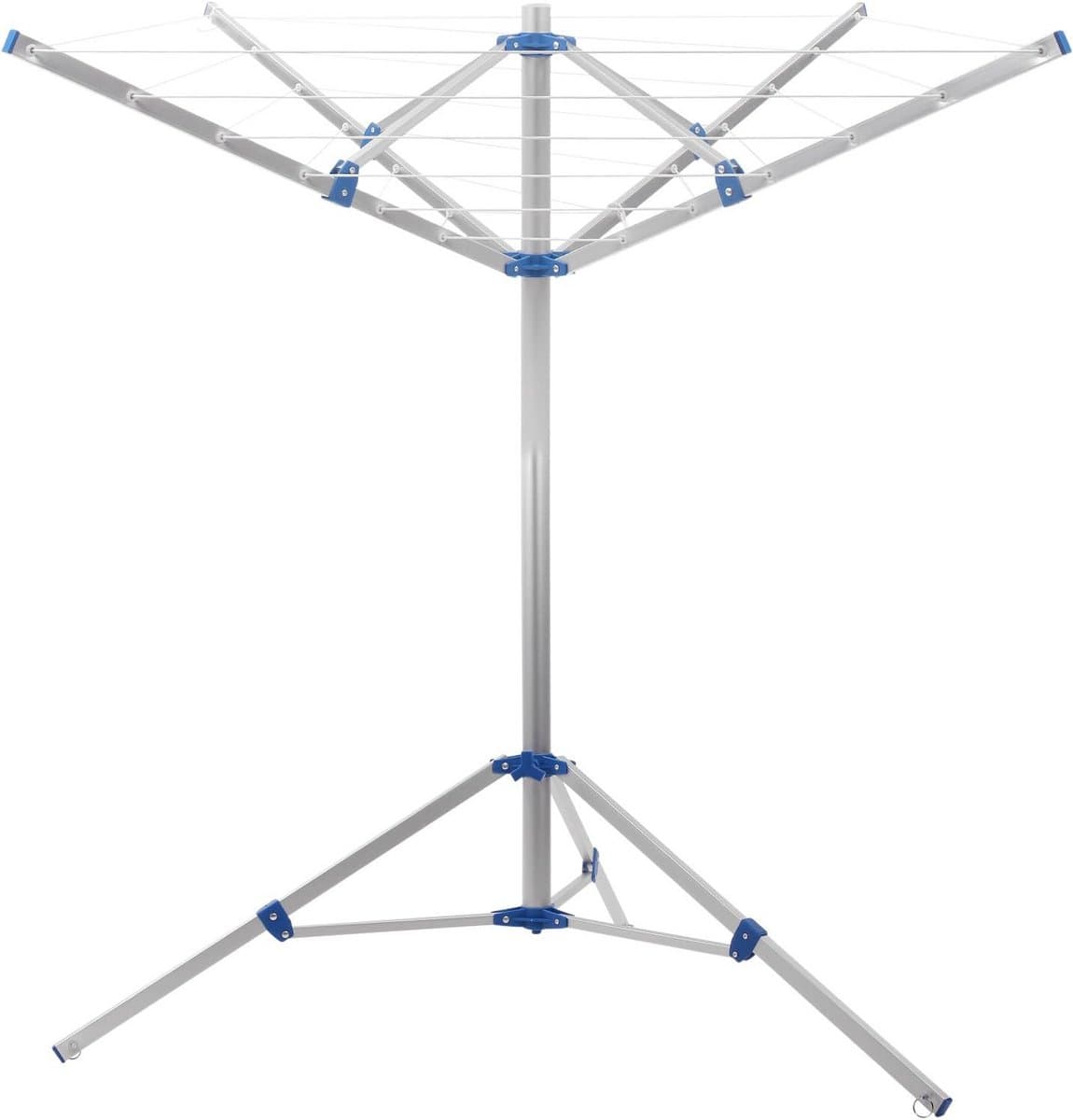Campingdroger - Wasrek - Buiten Wassen - 15 Meter Waslijn - 152 cm Spanwijdte - Aluminium — afbeelding 1