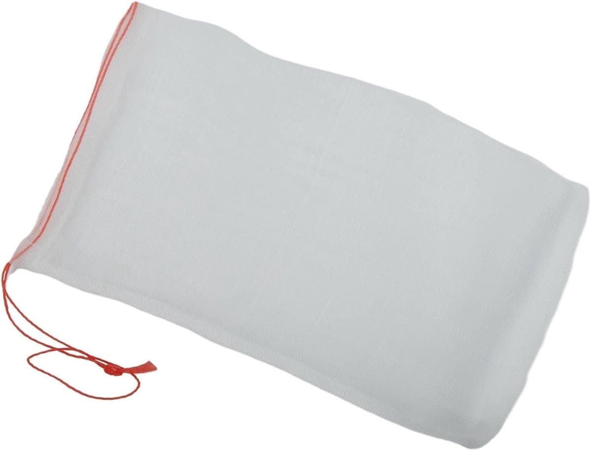 Fruit Bescherm Zakken - Kweekzakken Nylon - Tuin Bescherming - Met Trekkoord - 25x15cm 50 Stuks - Groen — afbeelding 1