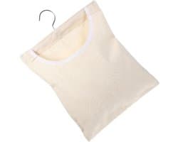 Wasknijper Opbergtas - Kleding Clip Houder - Wasknijpers Opbergen - Met Ophanghaak - 35x27cm - Beige