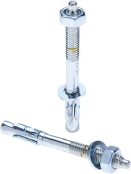 Betonanker - Wiganker - Zware Bevestiging - Doorlopende Bout - 10x92mm - Gegalvaniseerd — thumbnail 3