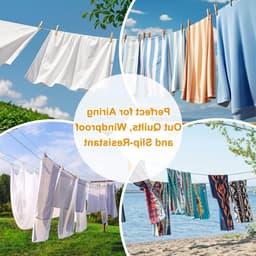 60 Stuks Antislip Wasknijpers met Mand, Winddichte Plastic Klemmen voor Waslijn, Kledingrek, Sokken en Handdoeken — thumbnail 4