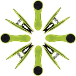 Kledinghangers Set - Wasknijpers met zak - Wasgoed Drogen - Zachte Grip - 48 stuks - Paars Antraciet — thumbnail 2