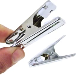 Roestvrijstalen Wasknijpers - Duurzame Kledingknijpers - Kleding Drogen - Zachte Grip Kunststof Pads - 6 cm - Zilver — thumbnail 5