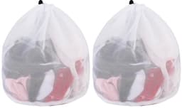 Dailygoods- Wasnet - 2 Stuks - 40 x 50 cm - Fijn Gaas - Herbruikbaar - Ondergoed/Sokken - Duurzaam Polyester - Waszak — thumbnail 1