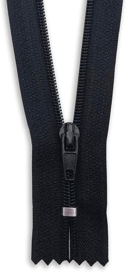 Nylon Ritssluitingen - Kleding Rits - Kleding Maken - Met Metalen - 5 Stuks 12cm - Zwart — thumbnail 5
