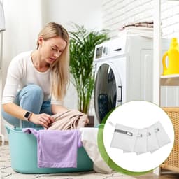 4 Stuks Kleine Mesh Waszakken, Duurzame Polyester Opbergzakken voor Geurige Parels, Reiswas Organizer, Bescherming voor Delicate Kleding — thumbnail 4