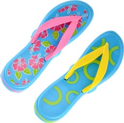 O2COOL - Boca Clips® Extra Stevige Handdoekclips - Slippers Hibiscus — thumbnail 3