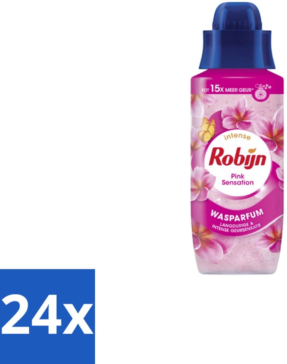 24 x Robijn Wasparfum Pink Sensation 342 ml - Wasparfum - Wasgeur - Geurboost - Wasmiddel - Wasgeur Intensief — afbeelding 1