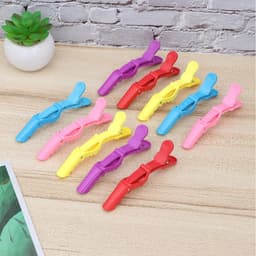 Haarklemmen Set - Salonclips Kapper - Haar Verdelen Stylen - Anti-slip Ergonomisch - 11.5 cm Lengte - Mix Kleuren — thumbnail 4