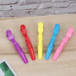 Haarklemmen Set - Salonclips Kapper - Haar Verdelen Stylen - Anti-slip Ergonomisch - 11.5 cm Lengte - Mix Kleuren — thumbnail 5