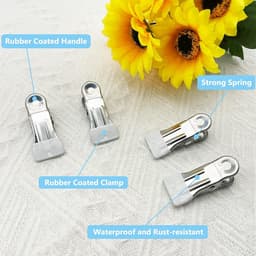 32 Stuks RVS Wasknijpers Zwaar Werkende Kledingclips voor Buiten en Binnen — thumbnail 4