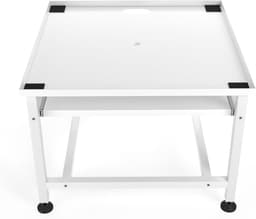 Wasmachine verhoger - Opbouwmeubel XL - Ergonomisch wassen - Inclusief wandbeugels - 63x63x45 cm - Wit — thumbnail 1