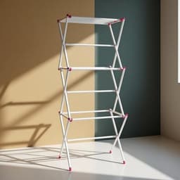 Uitklapbaar 3-laags droogrek - 7 meter drooglengte, ruimtebesparend design — thumbnail 5