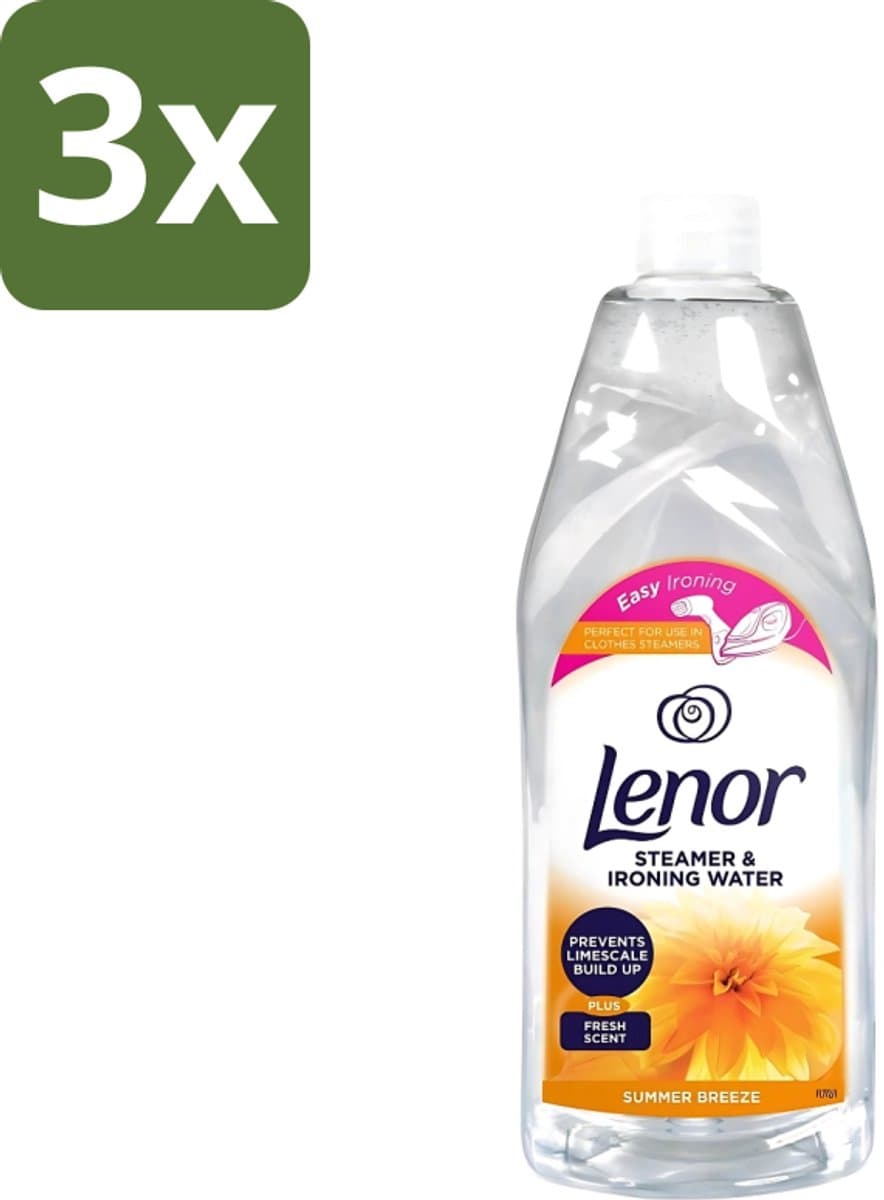 Lenor Strijkwater Summer Breeze 1 liter - Bulkverpakking - 3 stuks — afbeelding 1