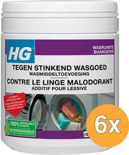 HG Tegen Stinkend Wasgoed Wasmiddeltoevoeging - 6 x 500 gr - Voordeelverpakking — thumbnail 2