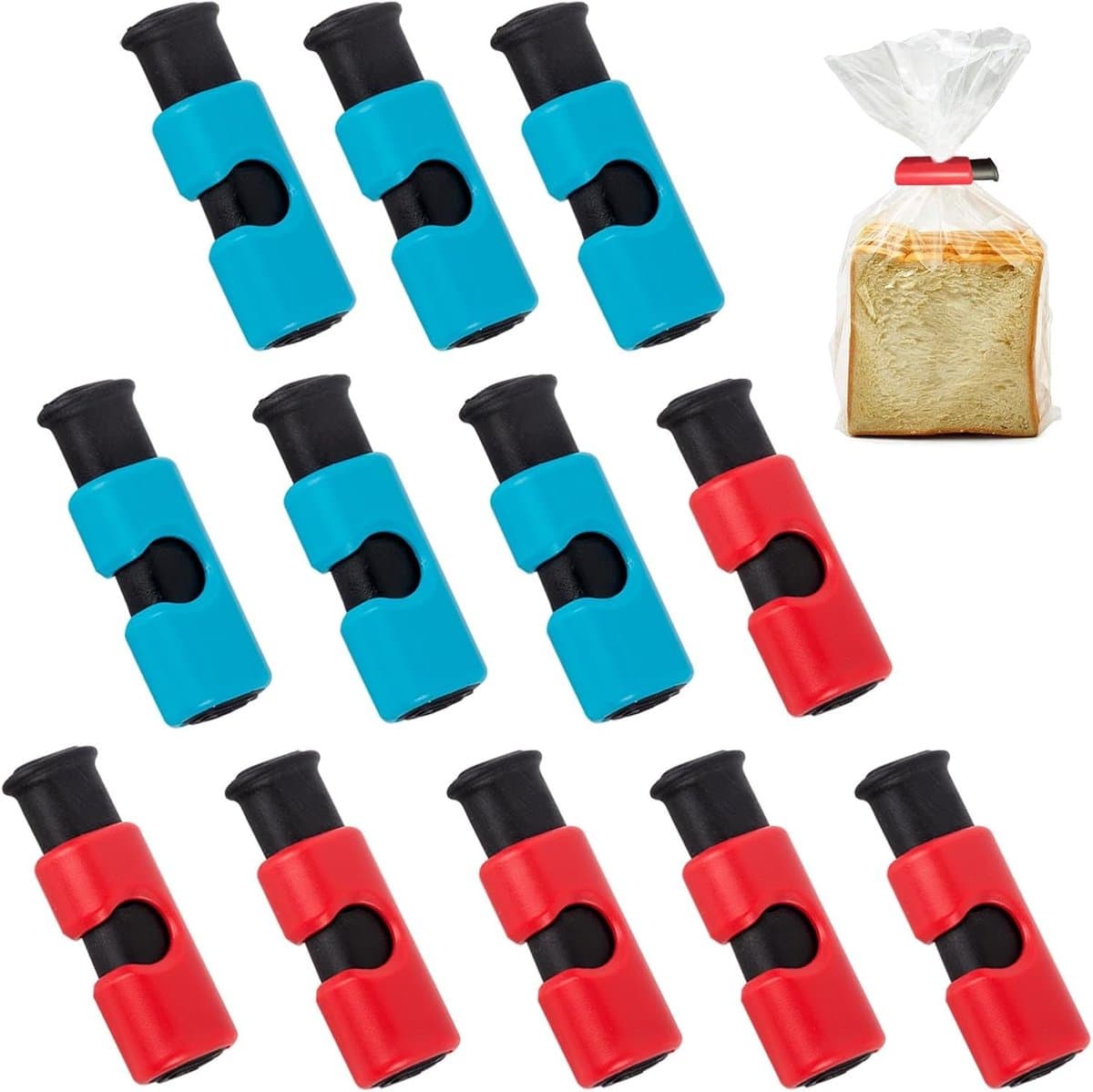12 Stuks Keuken Opslag Klemmen voor Brood- en Snackszakken — afbeelding 1