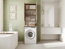 Hoge Wasruimtekast voor Wasmachine en Droger | Badkamer en Keuken Opbergkast — thumbnail 2