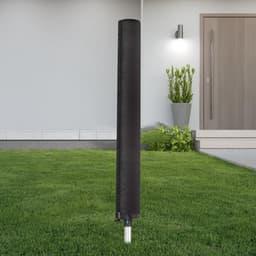 Droogmolenhoes - 2 stuks - Beschermhoes - Parapluhoes voor buiten - Oxford - Droogmolen Hoes Universeel - Geschikt voor Tuin, Binnenplaats, Buiten en op de Camping - 165x16x16 cm - Zwart — thumbnail 2