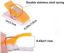 100 Stuks Stofclips voor Naaien en Quilten - Veelzijdige Klemmetjes voor Stoffen — thumbnail 2