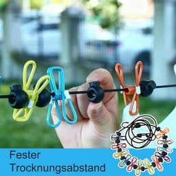 Uittrekbare Draagbare Wasknijperset voor Reizen en Camping — thumbnail 5